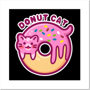 Donut cat, Cat dount, sweet cat Posters and Art